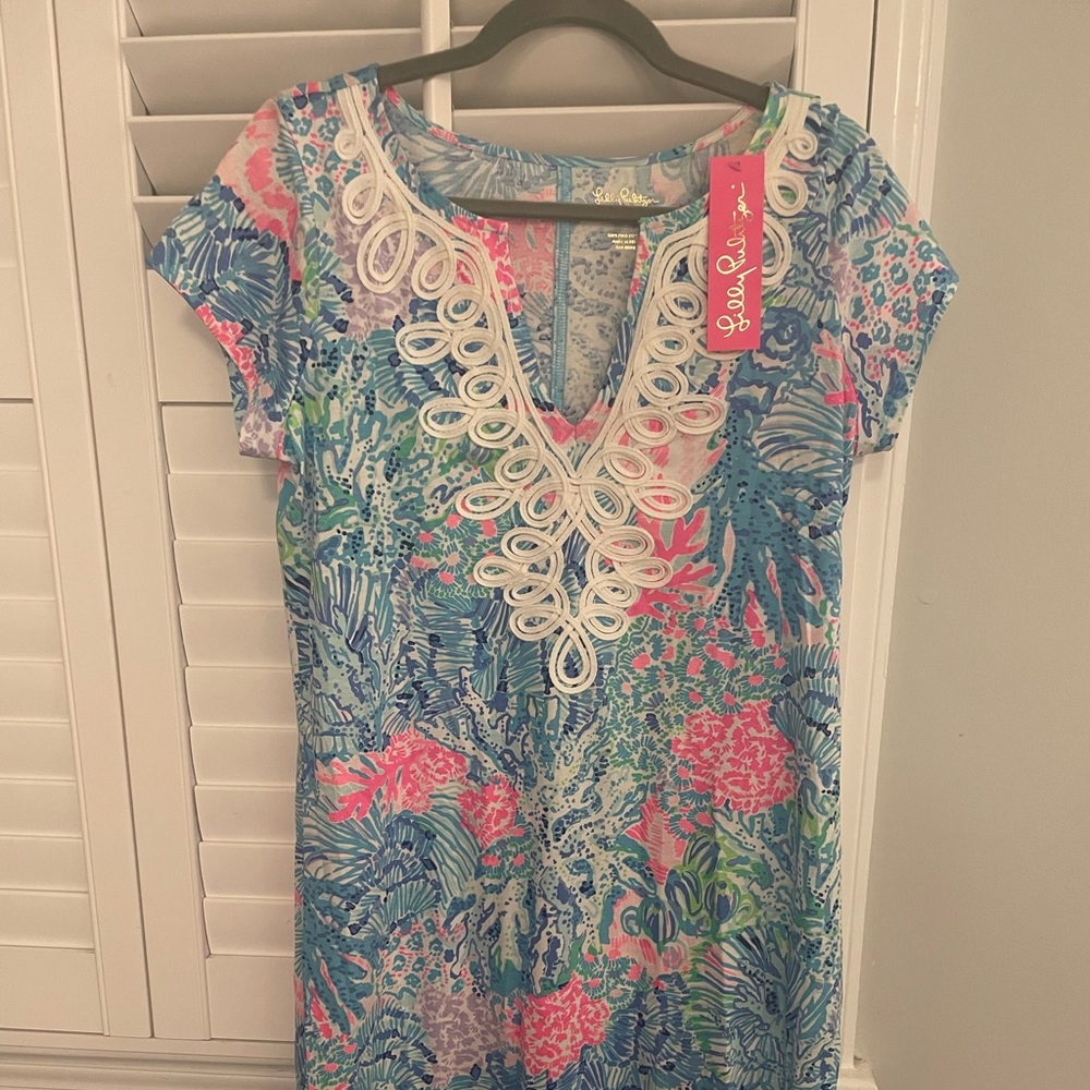 Lilly Pulitzer NWT Large Brewster Dress Sink or Swim - Picture 6 of 6